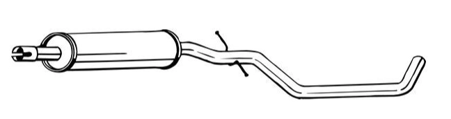 Centre Muffler (15566)