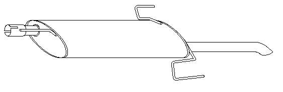 Rear Muffler (10587)