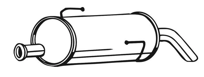 Rear Muffler (13658)