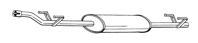 Centre Muffler (14145)