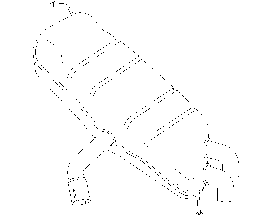 Rear Muffler (11451)