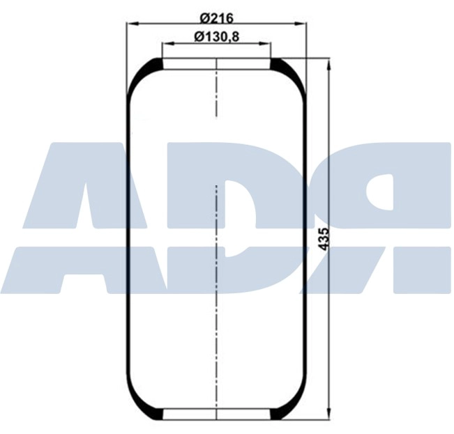 Bellow, air suspension (51834000)
