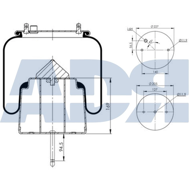 Bellow, air suspension (51392941)