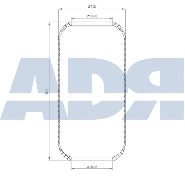 Bellow, air suspension (51212250)