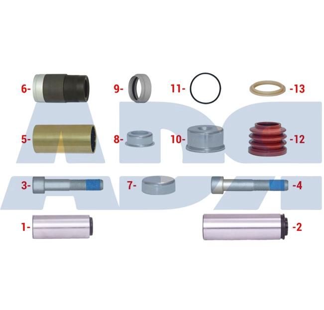 Repair Kit, brake caliper (17K11391)
