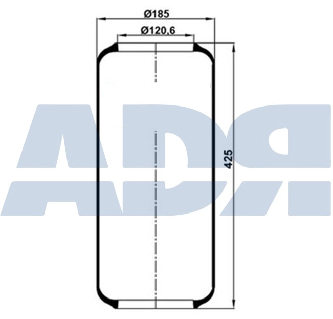 Bellow, air suspension (51816000)