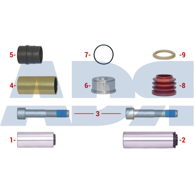 Repair Kit, brake caliper (17K11270)