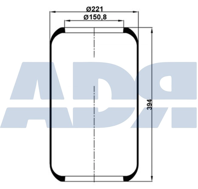 Bellow, air suspension (51349140)