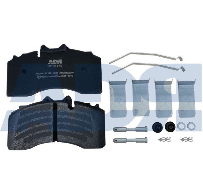 Brake Pad Set, disc brake (10181170)