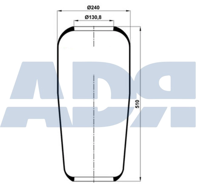 Bellow, air suspension (51695000)