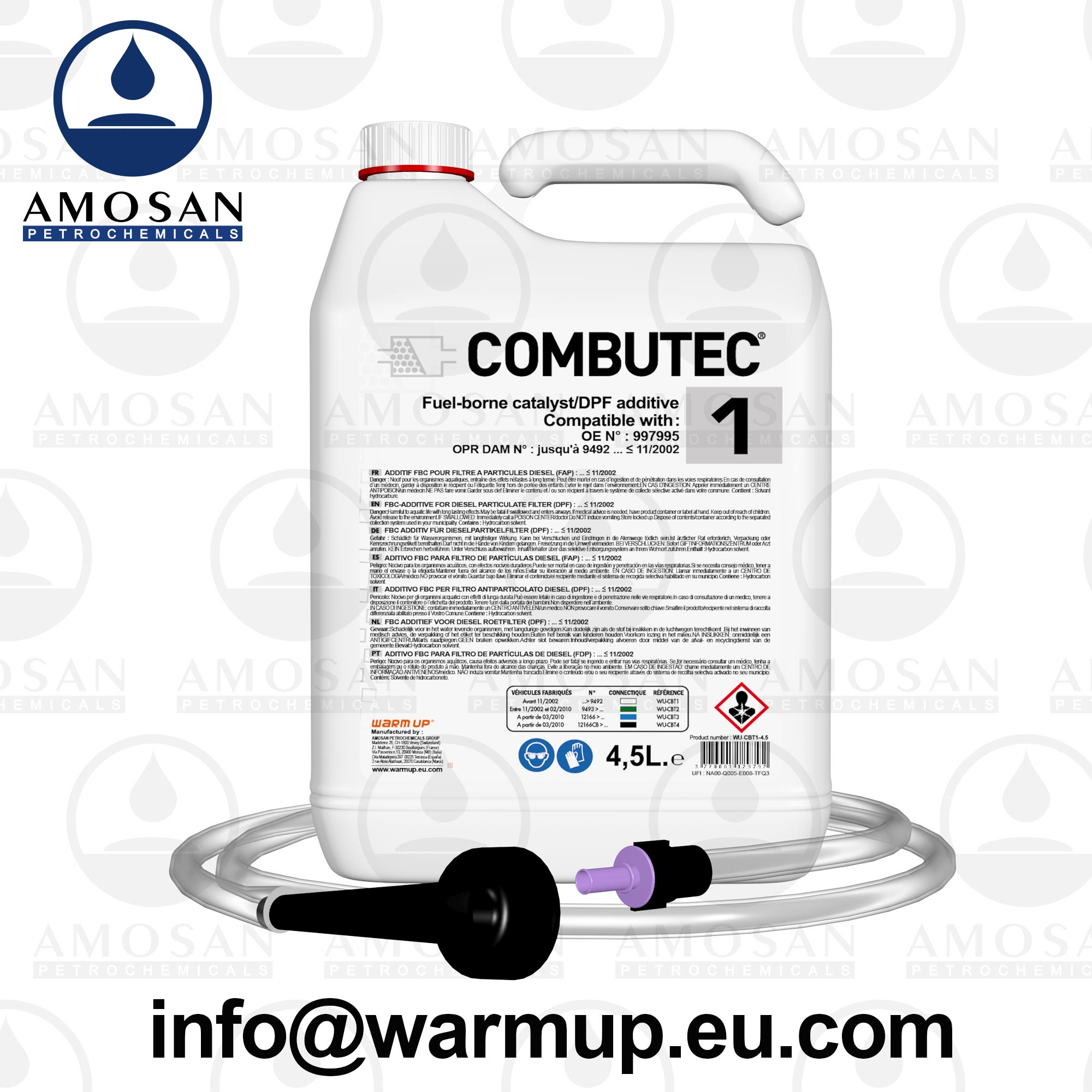 Additive, soot/particulate filter regeneration (WU-CBT1-45)