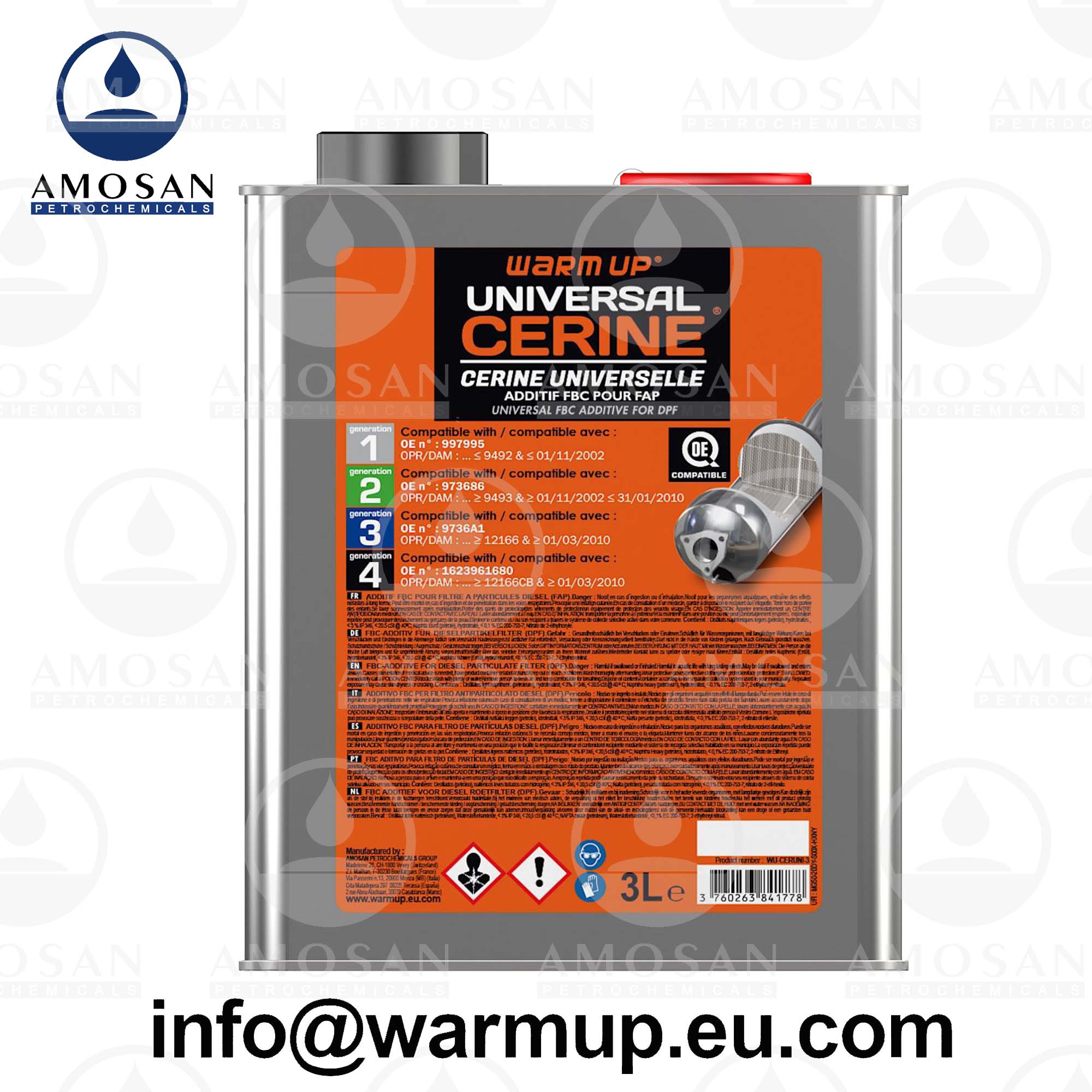 Additive, soot/particulate filter regeneration (WU-CERUNI-3)