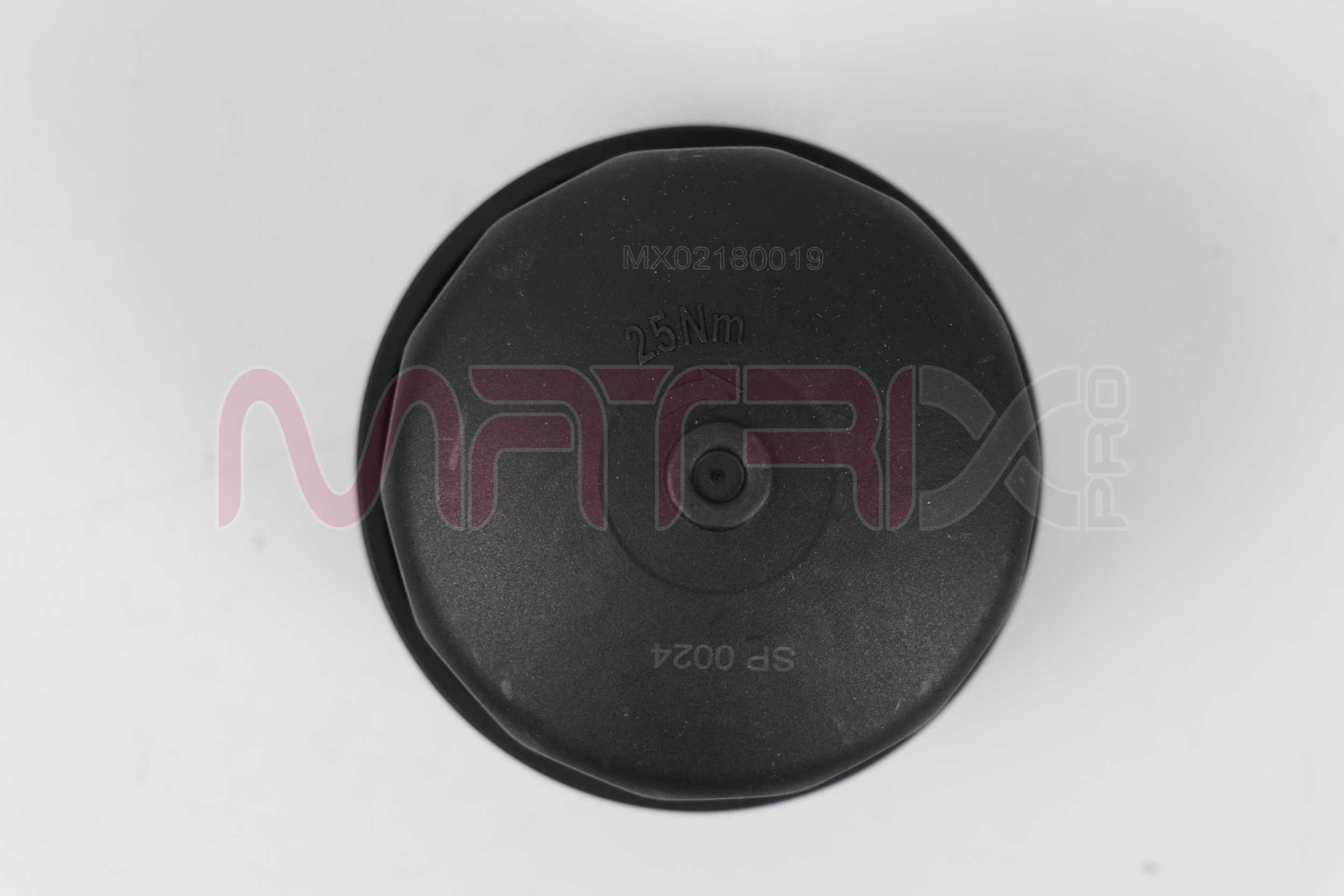 Cap, oil filter housing