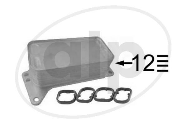 Oil Cooler, engine oil (ALP-005950)