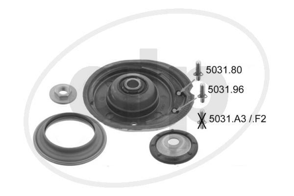 Repair Kit, suspension strut support mount (ALP-003153)