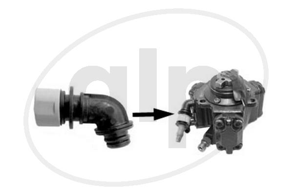 Flange, fuel feed unit (ALP-007386)