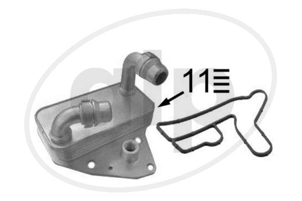 Oil Cooler, engine oil (ALP-005435)