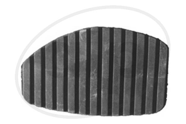 Pedal Pad, clutch pedal (ALP-003365)