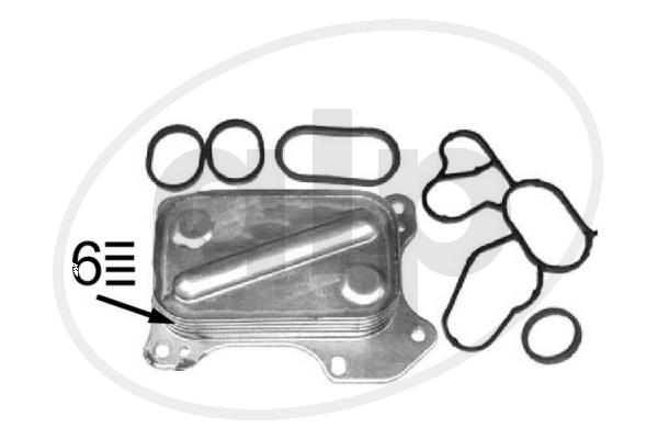 Oil Cooler, engine oil (ALP-003048)