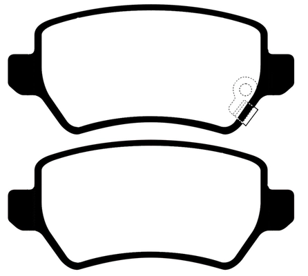 Brake Pad Set, disc brake (PLU3978)