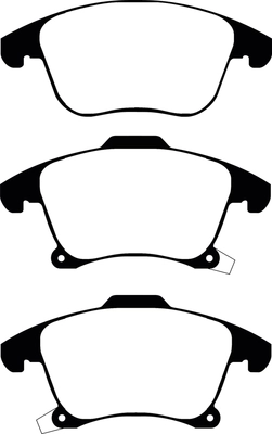 Brake Pad Set, disc brake (PLU2277)