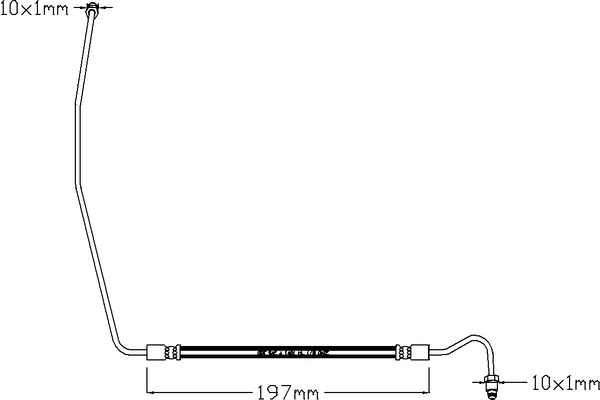Brake Hose (ABH1227R)