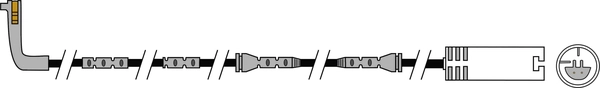Warning Contact, brake pad wear (AWL240)