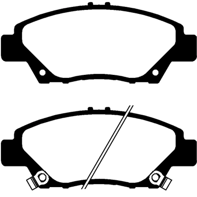 Brake Pad Set, disc brake (PLU2026)