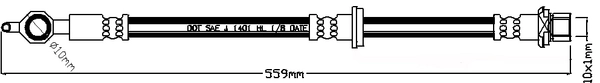 Brake Hose (ABH1082R)
