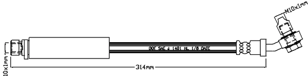 Brake Hose (ABH1260)