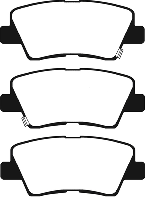 Brake Pad Set, disc brake (PLU2275)