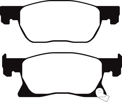 Brake Pad Set, disc brake (PLU2306)