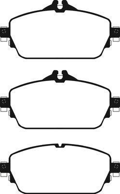 Brake Pad Set, disc brake (PLU2451)