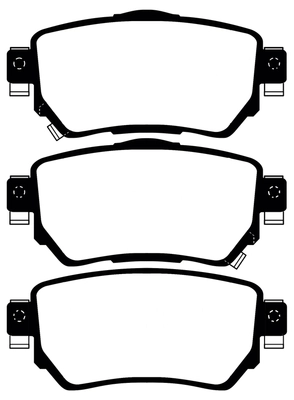 Brake Pad Set, disc brake (PLU2239)