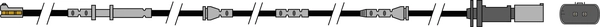Warning Contact, brake pad wear (AWL315)