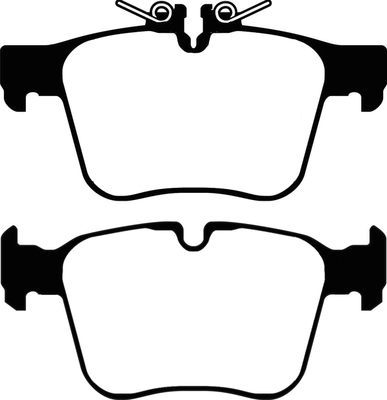 Brake Pad Set, disc brake (PLU2323)
