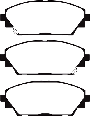 Brake Pad Set, disc brake (PLU4597)
