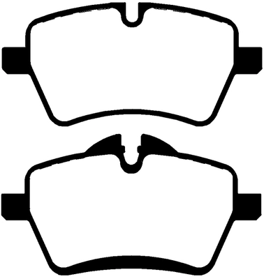 Brake Pad Set, disc brake (PLU1334)