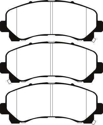 Brake Pad Set, disc brake (PLU2092)