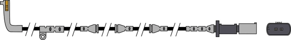 Warning Contact, brake pad wear (AWL230)