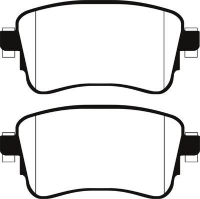 Brake Pad Set, disc brake (PLU2385)