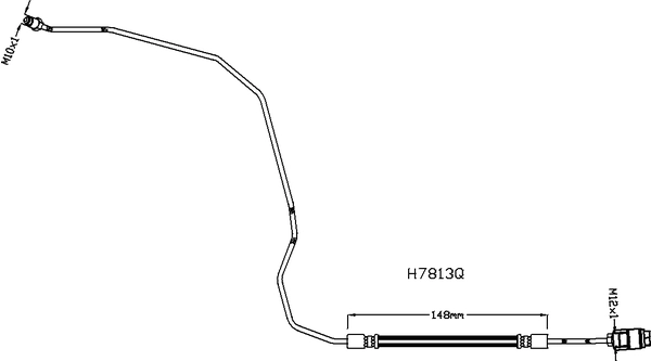 Brake Hose (ABH1160L)