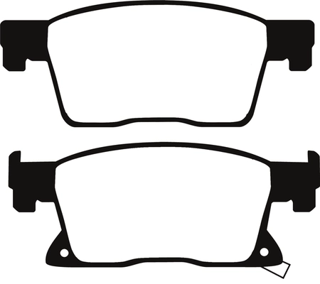 Brake Pad Set, disc brake (PLU2307)