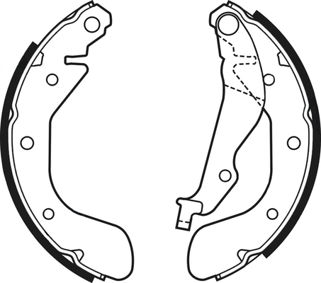 Brake Shoe Set (ABS4092)