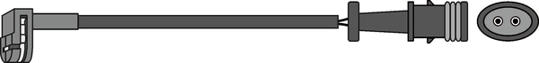 Warning Contact, brake pad wear (AWL143)