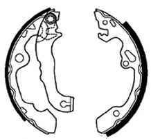 Brake Shoe Set (ABS3490)