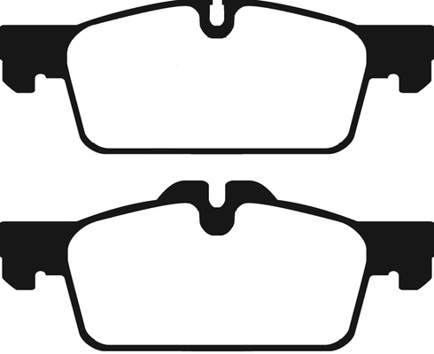 Brake Pad Set, disc brake (PLU2151)
