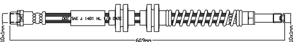 Brake Hose (ABH1238)