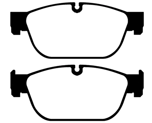 Brake Pad Set, disc brake (PLU2153)
