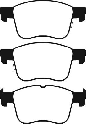 Brake Pad Set, disc brake (PLU2460)